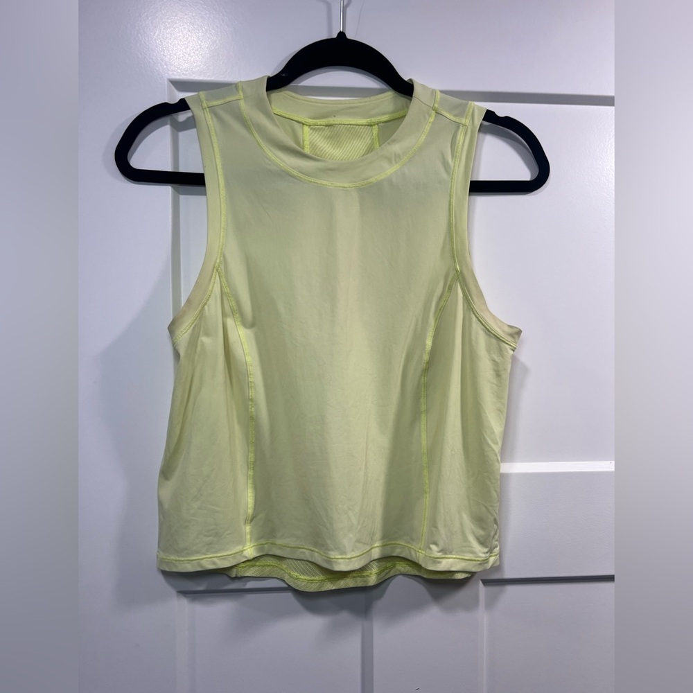 Lululemon Athletica Yellow Muscle Tee